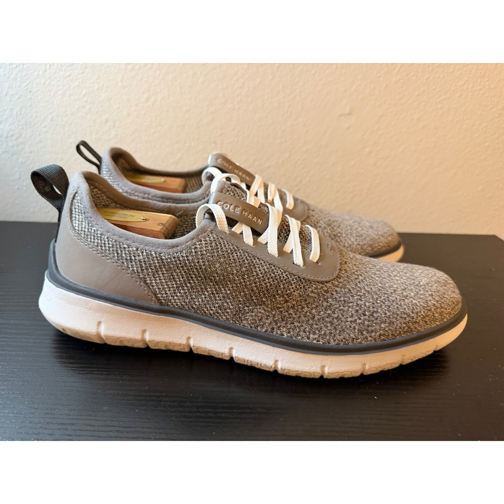 Cole Haan Zerogrand Stitchlite Oxford Gray Knit Sneakers C31405 Mens Size 11